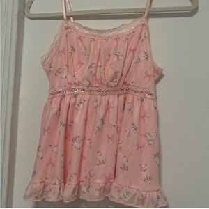ROMWE Light Pink Camisole Top